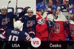cover k hokejové grafice ČR - USA