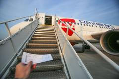 Výroční let ČSA a Letiště Praha k 80. výročí, směr Praha - Piešťany - Brno - Praha