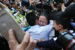 Ztracená Číňanka Kchang Jing se svým otcem