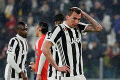 Mario Mandžukič (Juventus) ve čtvrtfinále LM 2018