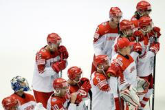 MS 2018, Lotyšsko-Dánsko: smutní Dánové po porážce s Lotyši