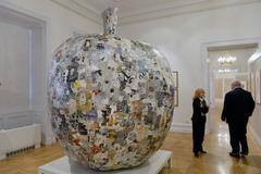 Snímek z výstavy děl Jiřího Koláře