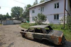 Vuhlehirsk – ukrajina - rusko – separatisté – boj – válka