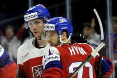 MS 2018, Česko-Rakousko: Tomáš Hyka sklízí ovace po druhé vstřelené brance v utkání