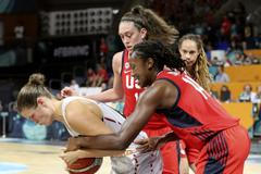 MS žen v basketbale 2018: semifinále USA - Belgie