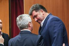 Volební sjezd SPO Zemanovci - Miloš Zeman, Martin Nejedlý, Vratislav Mynář - 28.3.2018