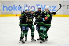 12. hokejové Tipsport extraligy 2018/19, Pardubice - Karlovy Vary: Radost hokejistů Karlových Varů