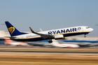 Ryanair letadlo cestování