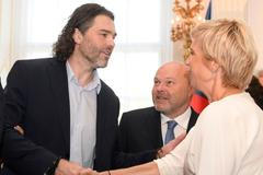 Setkání sportovců, 100 let sportu: Jaromír Jágr, Pavel Kolář a Kateřina Neumannová