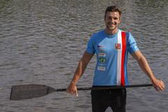 Tisková konference a focení kanoistů: Martin Fuksa