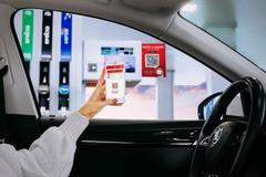 Unipetrol Benzina placení mobilem QR kód