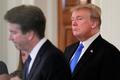 Brett Kavanaugh a americký prezident Donald Trump.
