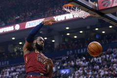 LeBron James v play off NBA 2018