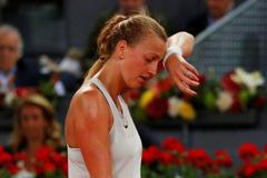 Petra Kvitová ve finále turnaje v Madridu 2018