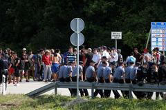 Migranti na bosensko-chorvatské hranici