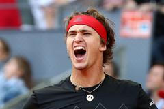 Alexander Zverev na turnaji v Madridu 2018