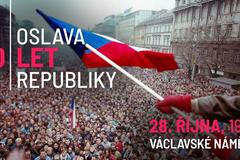 Živě: Oslava 100 let republiky z Václavského náměstí