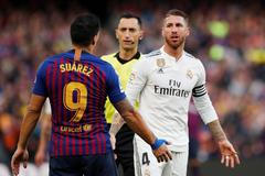Barcelona vs. Real Madrid (Luis Suárez, Sergio Ramos)