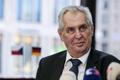 Miloš Zeman na tiskové konferenci v Německu