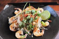 Mien Xao Tom aneb skleněné nudle s krevetami