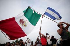 Migranti mířící do Mexika