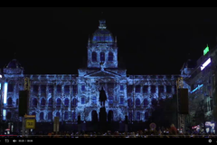 Videomapping na budovu Národního muzea