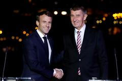 Macron s Babišem