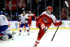 MS 2018, Dánsko-Korea: Jesper Nielsen se postaral o vedení domácích v poměru 2:1.