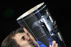 Laver Cup 2017 oslavy (Roger Federer)