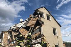 Dům na Prostějovsku zničil výbuch plynu, jeden člověk zemřel