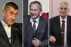 Babiš, Kubera, Zeman - koláž