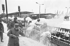 2. ledna 1979, extrémní počasí v tehdejší NDR, zasahovat museli i vojáci