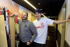 Kustodi Komety Brno a národního týmu: Petr a Filip Ondráčkovi