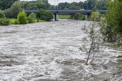 Fotogalerie / Počasí / Přívalové deště / Povodňový stupeň / Řeka / Červenec 2018 / ČTK / 34