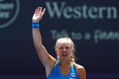 Kiki Bertensová na turnaji v Cincinnati