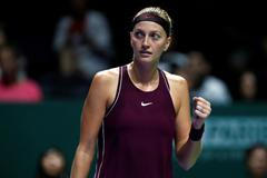 Petra Kvitová na Turnaji mistryň v Singapuru