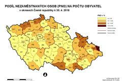 Nezaměstnanost v dubnu 2018