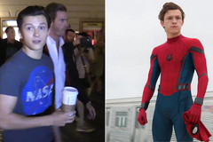 Spider-Man je v Praze. Natáčí na Karlově mostě, přechází na červenou a na fanynky nemá čas