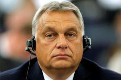 Viktor Orbán v Evropském parlamentu.