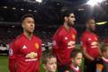 fotbal, Liga mistrů 2018/2019, Manchester United - Bern, Marouane Fellaini při nástupu na hřiště