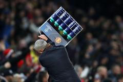 José Mourinho v zápase s Bernem v rámci LM 2018-19