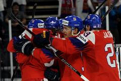 MS 2018, Česko-Švýcarsko: Dominik Kubalík slaví gól na 1:1