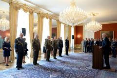 Jmenování generálů na Pražském hradě, 8. května 2018