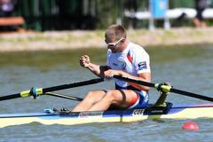 Stříbrný skifař Ondřej Synek na MS 2018