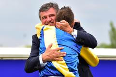 Jiří Charvát, podnikatel, majitel stáje Dr. Charvát, předseda Jockey Clubu, žokej Jiří Palík