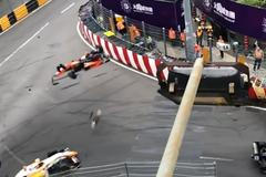 Formule 3, nehoda Sophie Flörschové v Macau