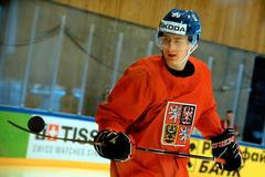 Martin Nečas při tréninku na MS 2018