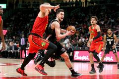 Tomáš Satoranský v zápase s Atlantou (prosinec 2018)