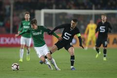 Nicolae Stanciu v ligovém zápase Sparta - Jablonec.