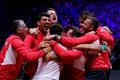 Radost tenistů Chorvatska ve finále Davis Cupu